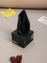 Black Geometric Jacquard Pocket Square - TOSSIDO