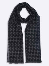 Black Geometric Muffler - TOSSIDO