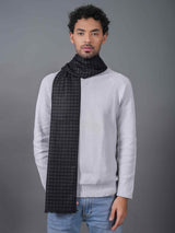 Black Geometric Muffler - TOSSIDO