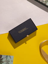 Black Geometric Tie bar - TOSSIDO