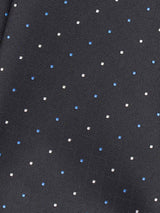 Black Geometric Woven Cravat & Pocket Square Set - TOSSIDO