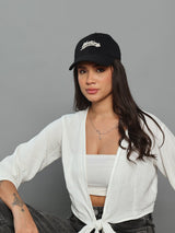 Black Nothing Baseball Cap - TOSSIDO