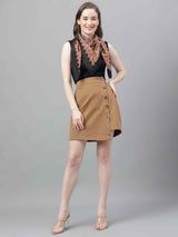 Black Paisley Scarf & Scarf Bag Set - TOSSIDO