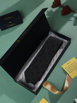 Black Paisley Woven Necktie - TOSSIDO