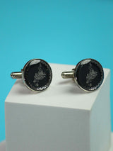 Black Peacock Cufflinks - TOSSIDO