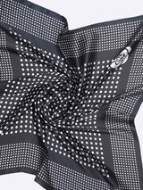 Black Polka Neckerchief - TOSSIDO