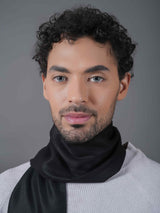 Black Solid Muffler - TOSSIDO