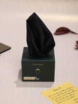 Black Solid Pocket Square - TOSSIDO