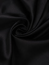 Black Solid Pocket Square - TOSSIDO