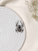 Black Spider Brooch - TOSSIDO