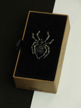 Black Spider Brooch - TOSSIDO