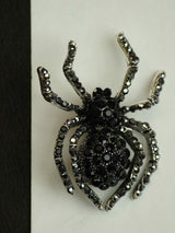 Black Spider Brooch - TOSSIDO