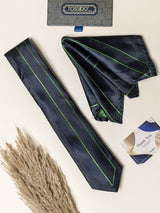 Black Stripes Necktie Gift - set - TOSSIDO
