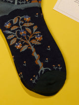 Black Tree of Life Socks - TOSSIDO
