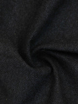 Black Wool Pocket Square - TOSSIDO