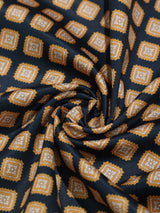 Black & Yellow Geometric Pocket Square - TOSSIDO