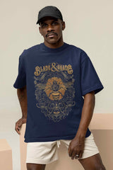 Blades and Shades Oversized Tee - TOSSIDO