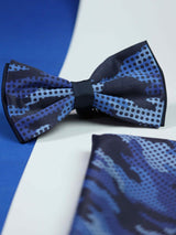 Blotched Bowtie & Pocket Square Set - TOSSIDO