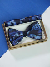 Blotched Bowtie & Pocket Square Set - TOSSIDO