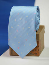 Blue Anchor Woven Necktie - TOSSIDO