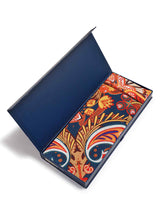 Blue And Orange Paisley Scarf & Scarf Bag Set - TOSSIDO