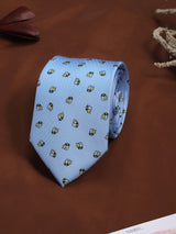 Blue Bee Printed Necktie - TOSSIDO