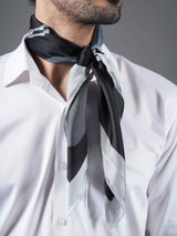 Blue & Black Horse Print Neckerchief - TOSSIDO
