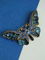 Blue Butterfly Brooch - TOSSIDO