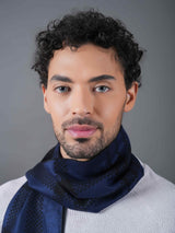 Blue Check Muffler - TOSSIDO