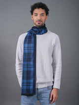 Blue Check Muffler - TOSSIDO