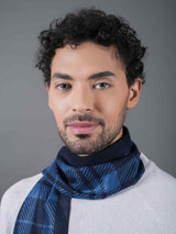 Blue Check Muffler - TOSSIDO