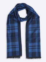 Blue Check Muffler - TOSSIDO