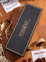 Blue Check Printed Necktie - TOSSIDO