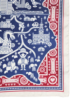 Blue City Short Scarf - TOSSIDO