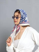 Blue City Short Scarf - TOSSIDO