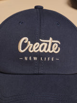 Blue Create Baseball Cap - TOSSIDO