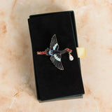 Blue Flamingo Brooch - TOSSIDO