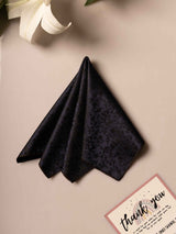 Blue Floral Jacquard Pocket Square - TOSSIDO