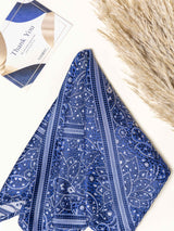 Blue Floral Necktie Gift - set - TOSSIDO