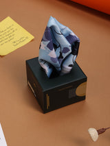 Blue Floral Pocket Square - TOSSIDO