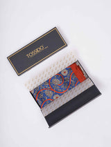 Blue Floral Printed Stole - TOSSIDO