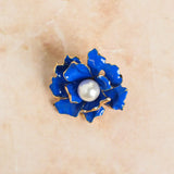 Blue Flower Brooch - TOSSIDO