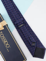 Blue Geometric Broad Necktie - TOSSIDO