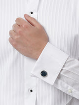 Blue Geometric Cufflinks - TOSSIDO