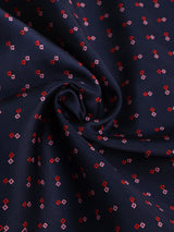 Blue Geometric Jacquard Pocket Square - TOSSIDO