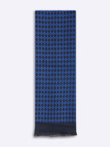 Blue Geometric Muffler - TOSSIDO