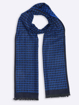 Blue Geometric Muffler - TOSSIDO