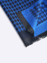 Blue Geometric Muffler - TOSSIDO