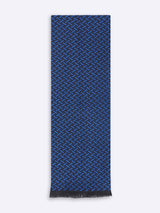 Blue Geometric Muffler - TOSSIDO