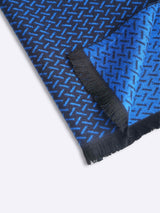Blue Geometric Muffler - TOSSIDO